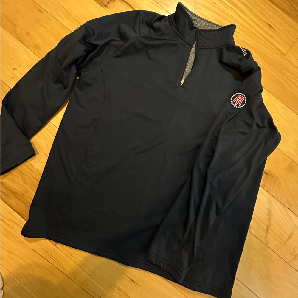 Navy Barstool Golf Quarter-Zip Pullover